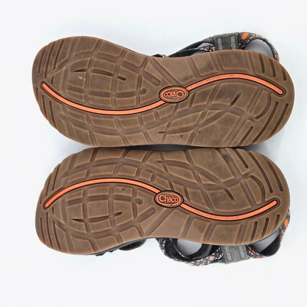 Chaco ZX/2 Classic Creed Golden Geometric Strappy Hiking Sandals Women's Size 8